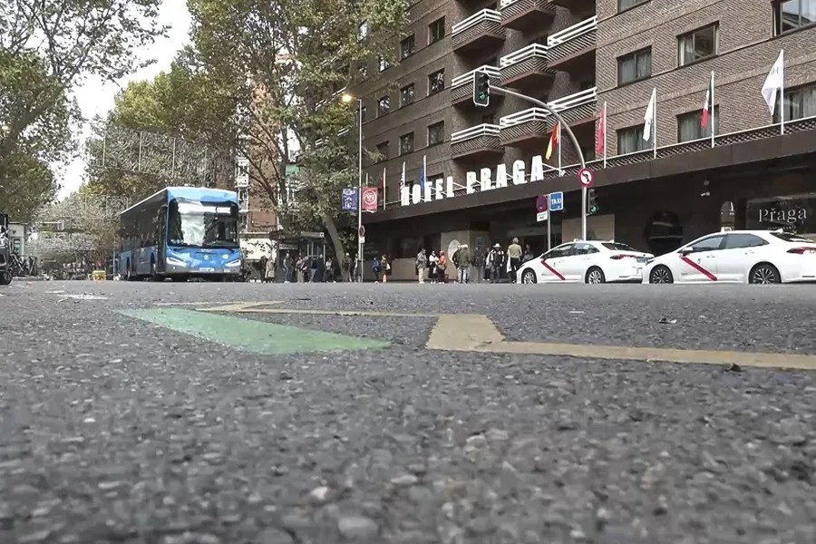 Vista de la calle de Antonio López, en el distrito de Carabanchel