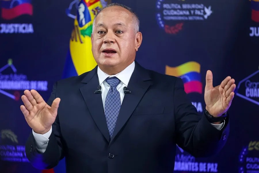 Diosdado Cabello dice que Trinidad y Tobago asumió la posición de ser un frente contra Venezuela