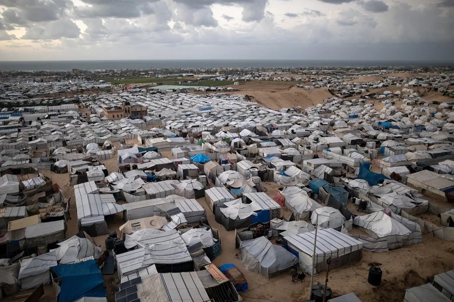 Miles de afectados por las intensas lluvias en Gaza