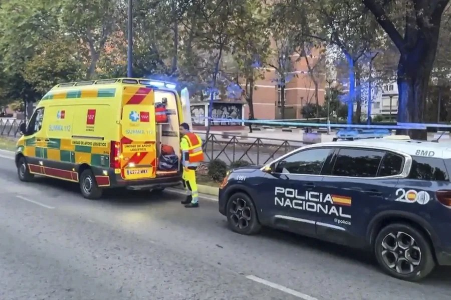 Captura de un video facilitado por Emergencias 112