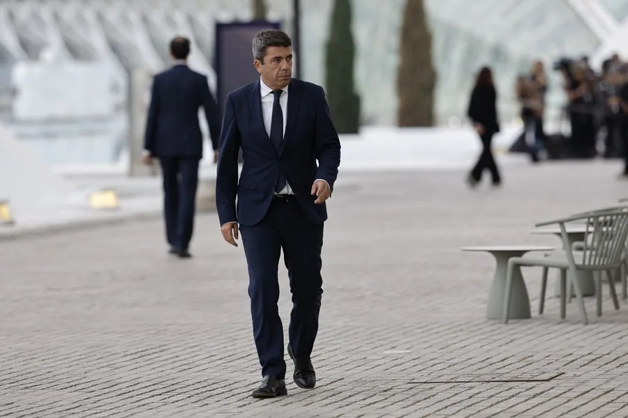 El presidente de la Generalitat valenciana, Carlos Mazón