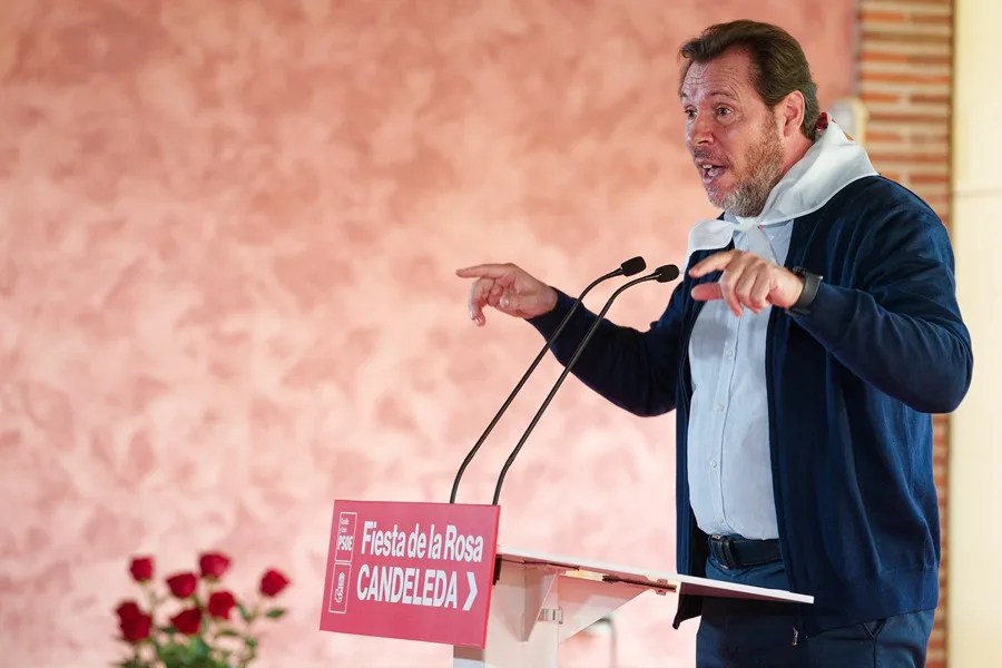 El ministro de Transportes y Movilidad Sostenible, Óscar Puent