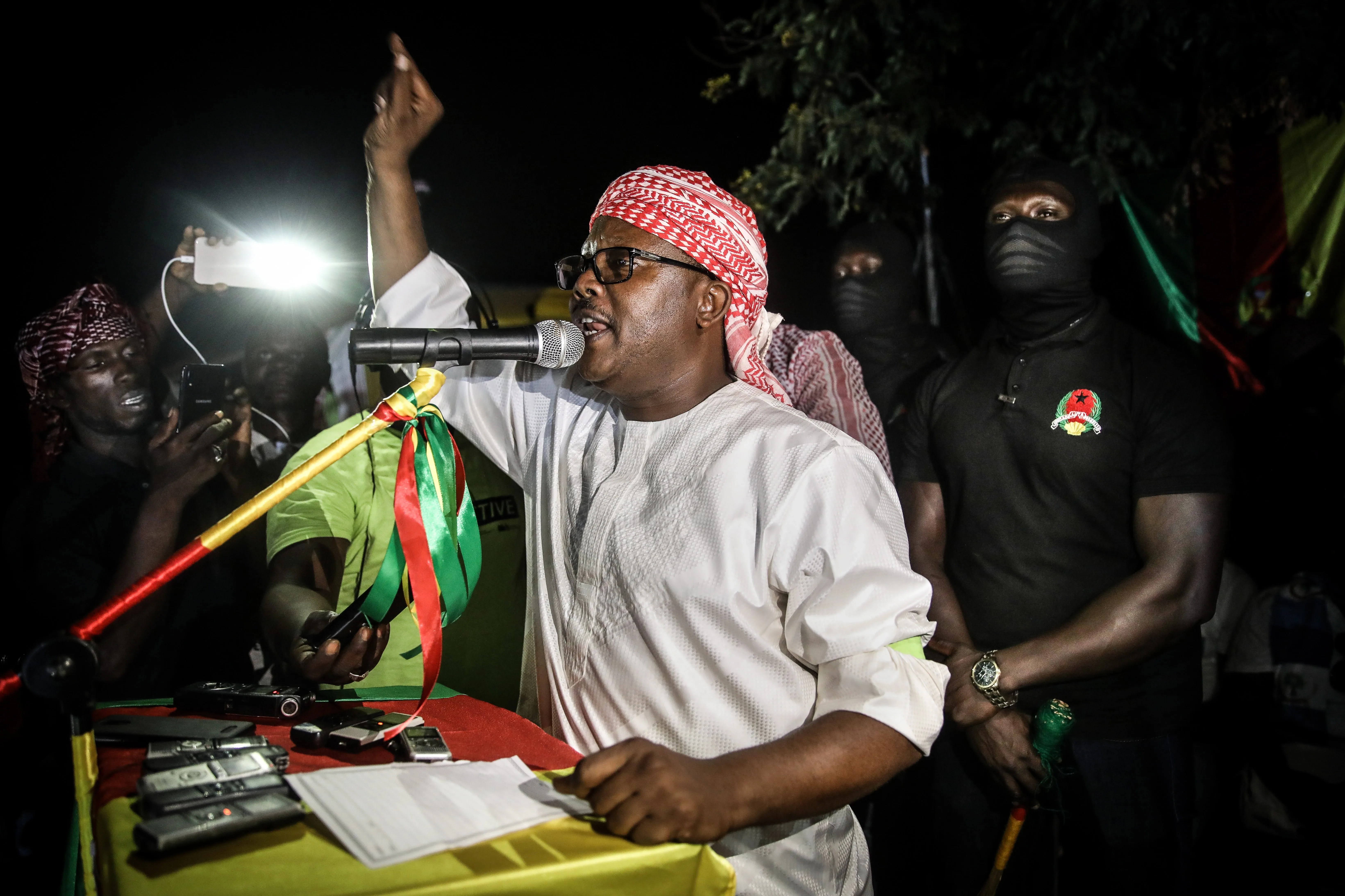 El expresidente de Guinea Bissau, Umaro Sissoco Embaló, en una imagen de archivo.