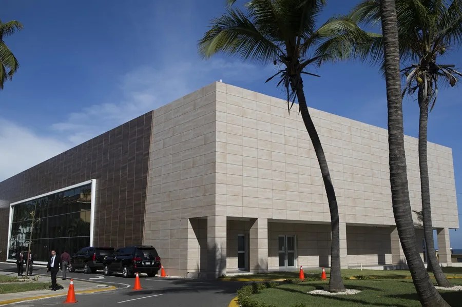 Fotografía de archivo del 14 de septiembre de 2017 donde se observa la sede de la cancillería en Santo Domingo (República Dominicana).