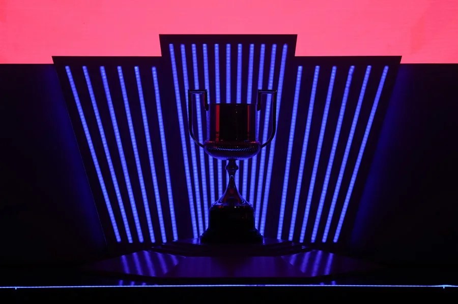 El trofeo de la Copa del Rey