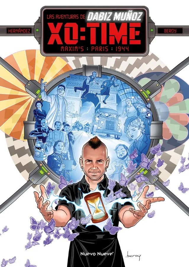 A la venta "Las aventuras de David Muñoz. XO:Time. París 1944", primer cómic inspirado en el genial cocinero y en las novelas gráficas de Tintín.