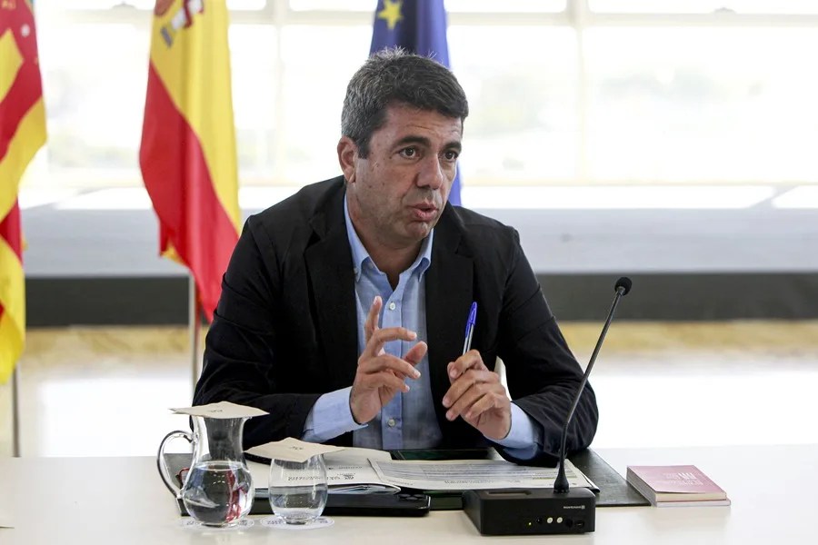 El president de la Generalitat en funciones, Carlos Mazón.