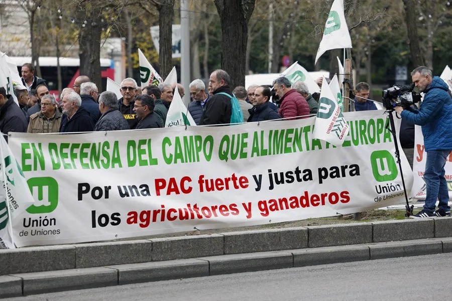 AGRICULTORES PROTESTA MADRID