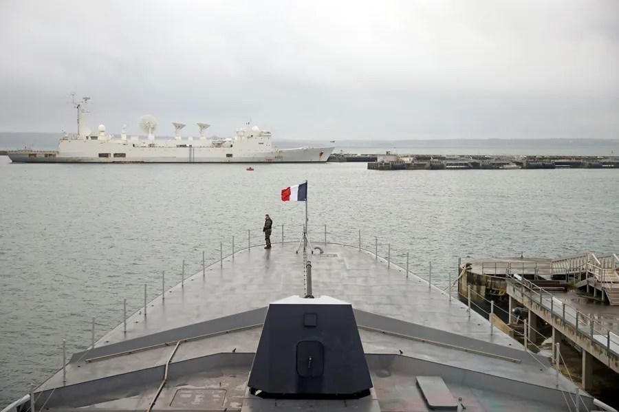 Incidente con drones en una base naval francesa