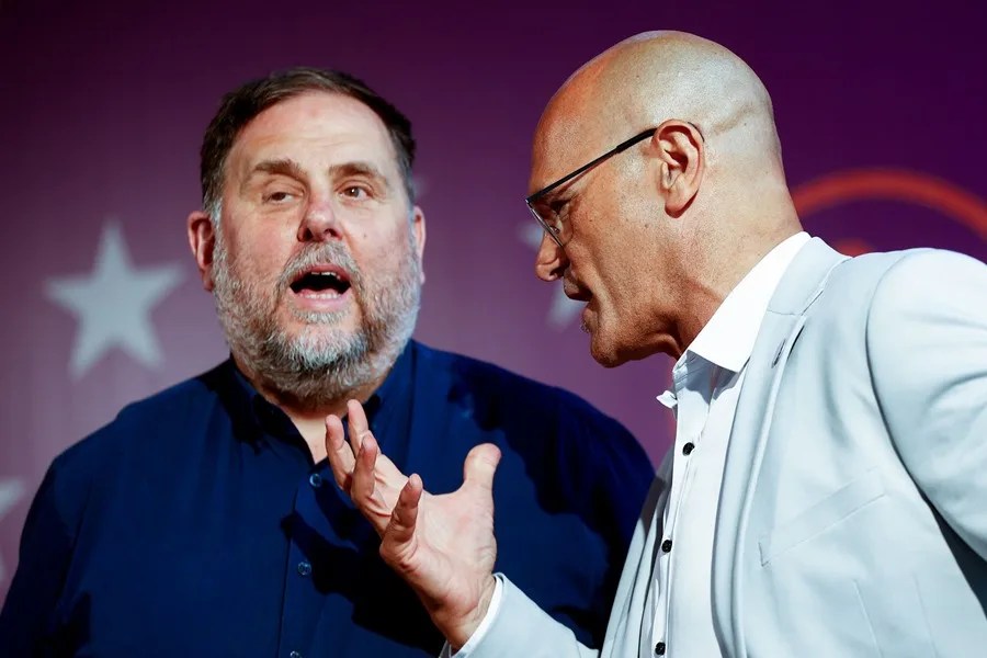 Oriol Junqueras y Raúl Romeva.