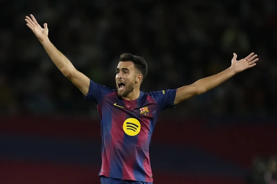 El defensa del Barcelona Eric Garcia