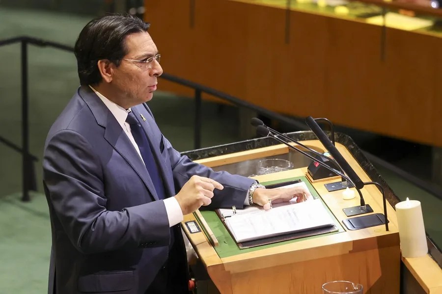 Israel exige en la ONU el desarme total de Hamás y advierte contra el programa nuclear de Irán