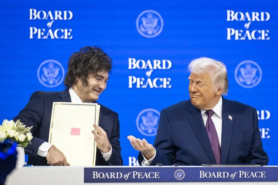 Milei dice que la Junta de Paz, creada por Trump, "defenderá los valores judeocristianos"