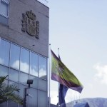 Fotografía que muestra la embajada de España este jueves, en Caracas (Venezuela).