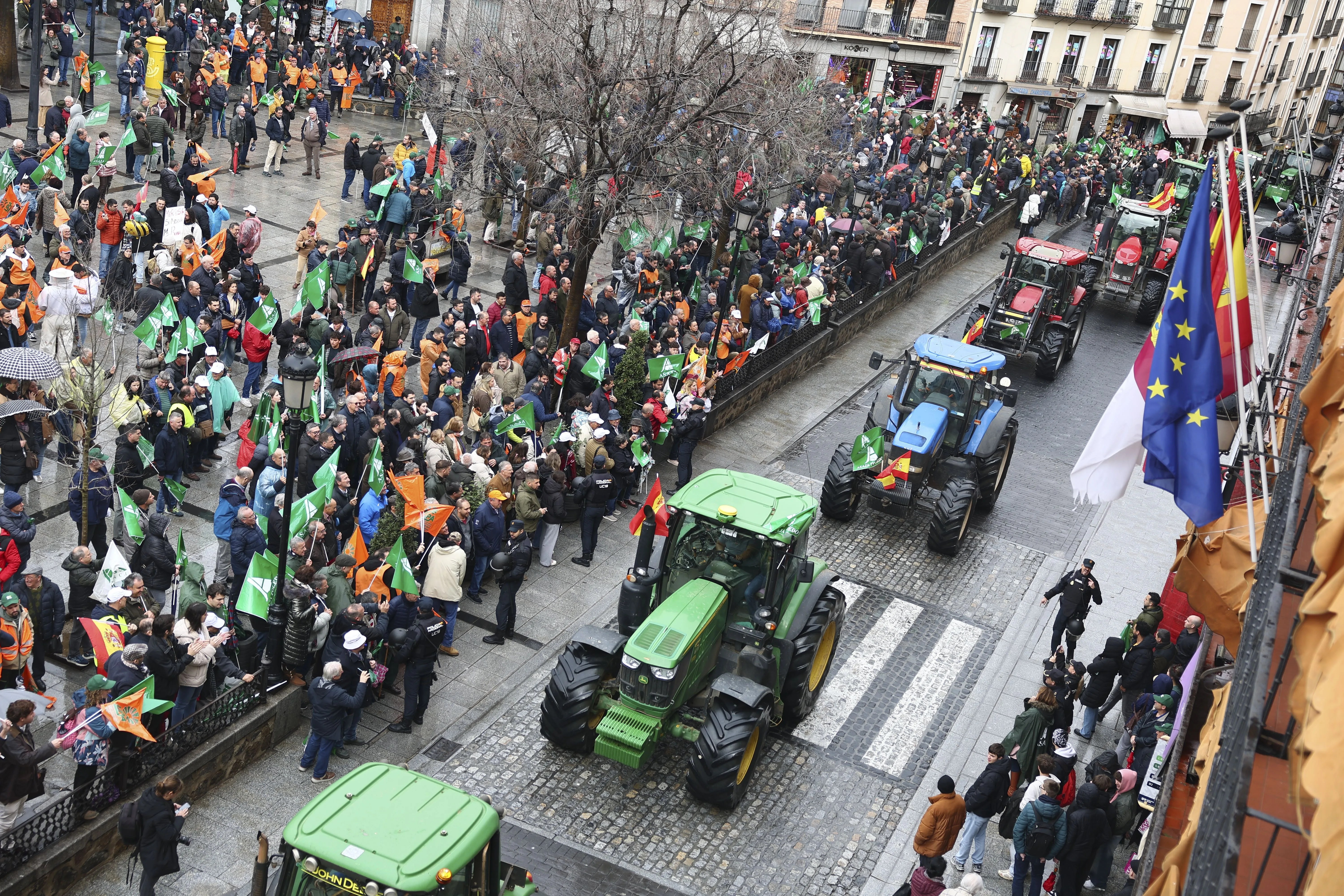 Tractorada en Toledo