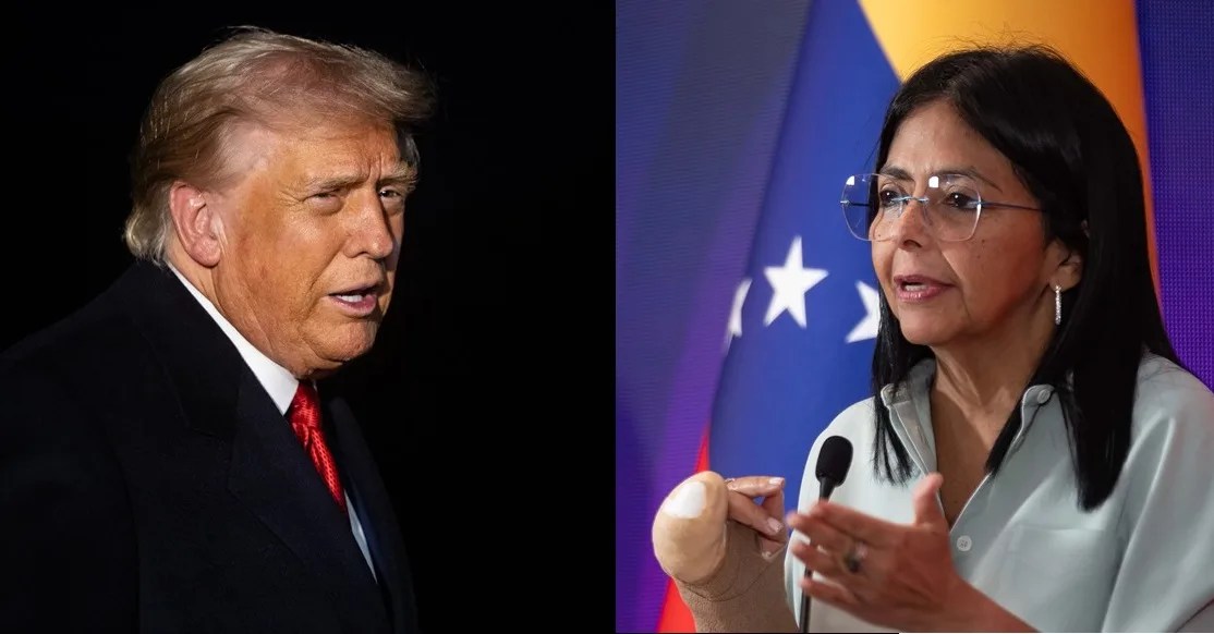 Trump dice que no desplegará tropas en Venezuela si Delcy Rodríguez "hace lo que queremos"