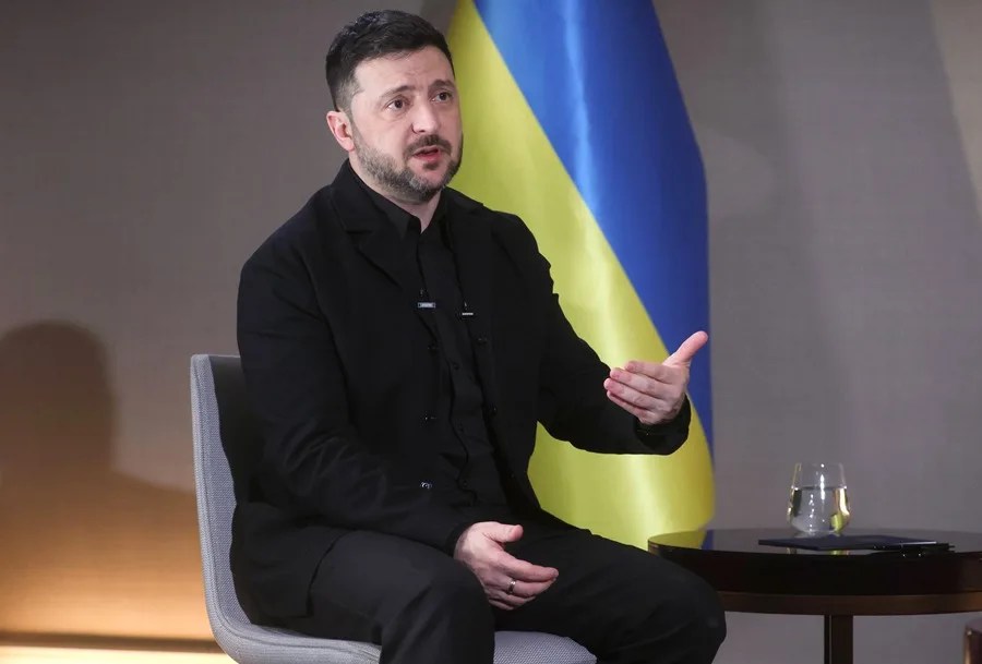 El presidente de Ucrania, Volodymyr Zelensky