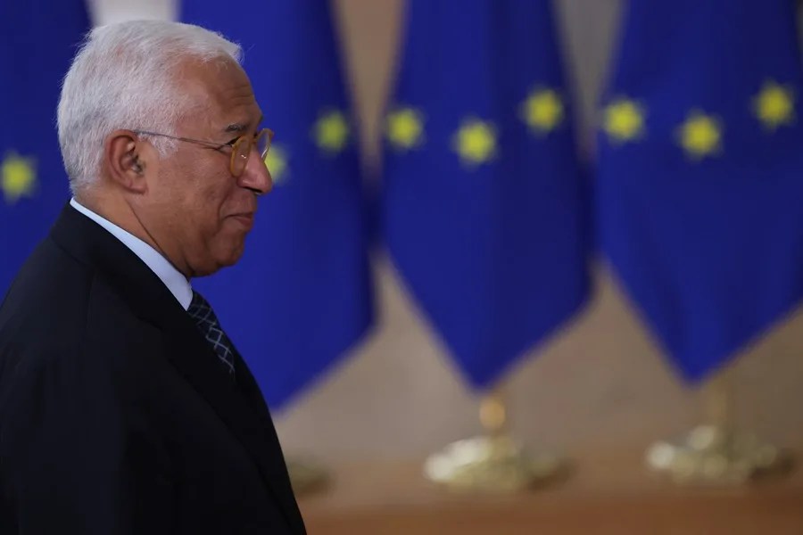 El presidente del Consejo Europeo, António Costa