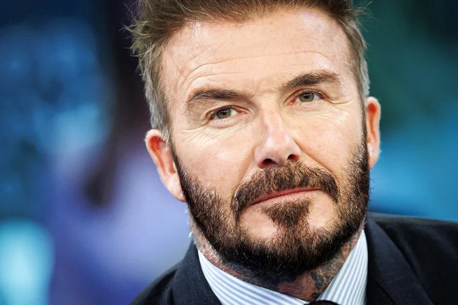 El exfutbolista internacional David Beckham.