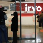 Oficina de Iryo en la la estación de Atocha de Madrid este lunes.