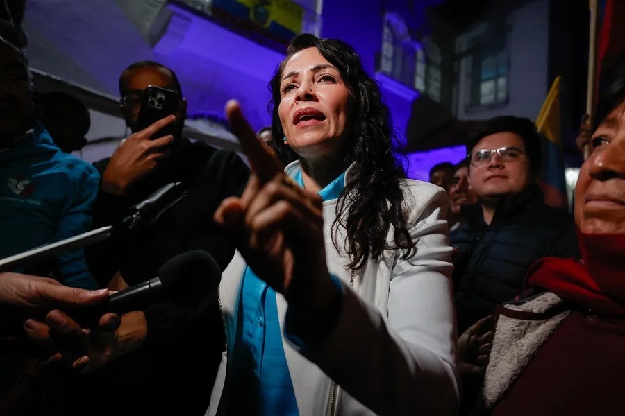 La correísta Luisa Gonzalez.