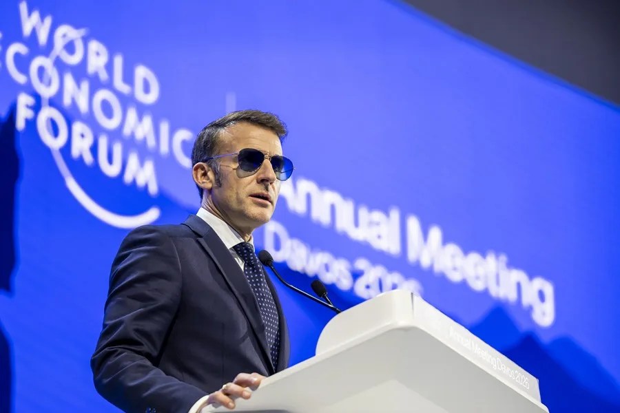 macron foro davos