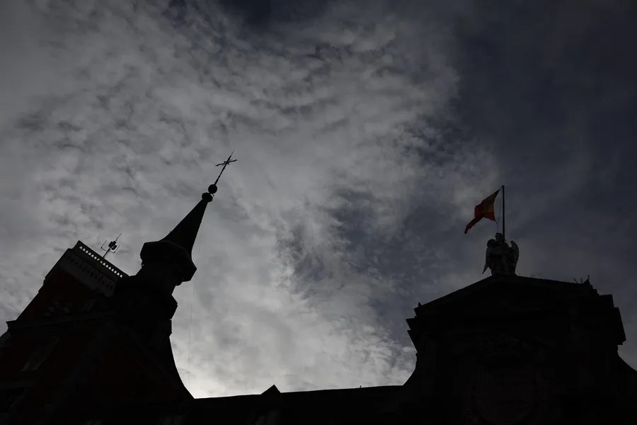 Vista del edificio del Ministerio de Exteriores de Madrid