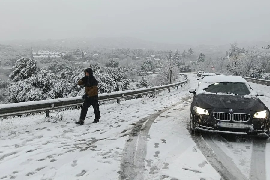 NIEVE BARAJAS TRENES