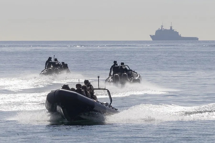 Operaciones anfibias de unidades de OTAN