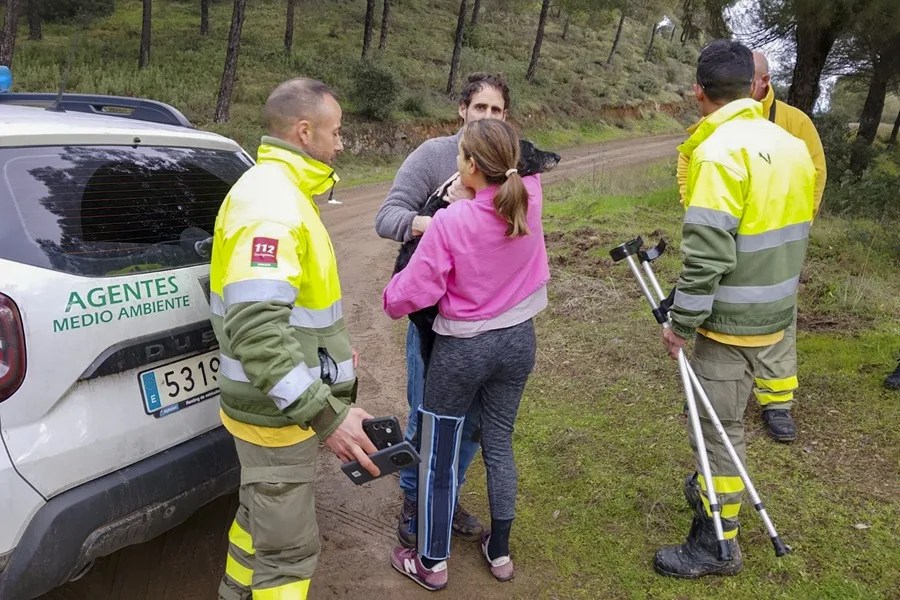 perro accidente Adamuz