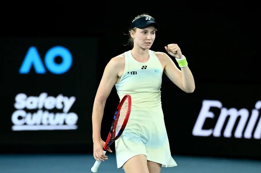 Elena Rybakina, tras vencer Jessica Pegula.