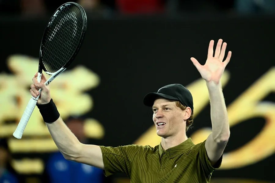 Jannik Sinner, tras su partido contra James Duckworth.