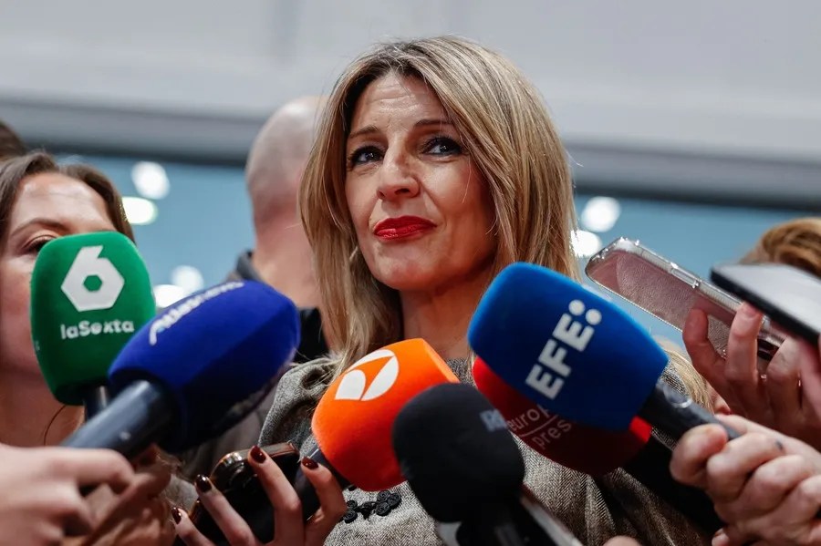 La ministra de Trabajo, Yolanda Díaz