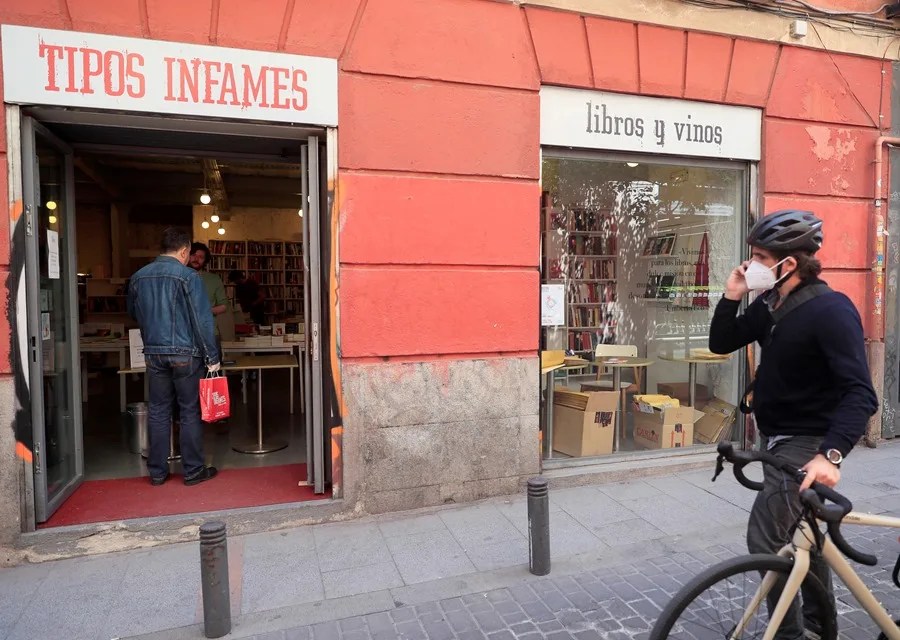 Imagen de la librería Tipos Infames en Madrid