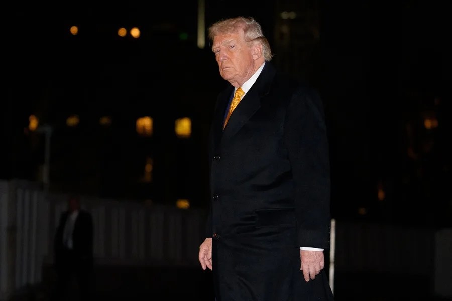 El presidente de Estados Unidos, Donald J. Trump, regresa a la Casa Blanca