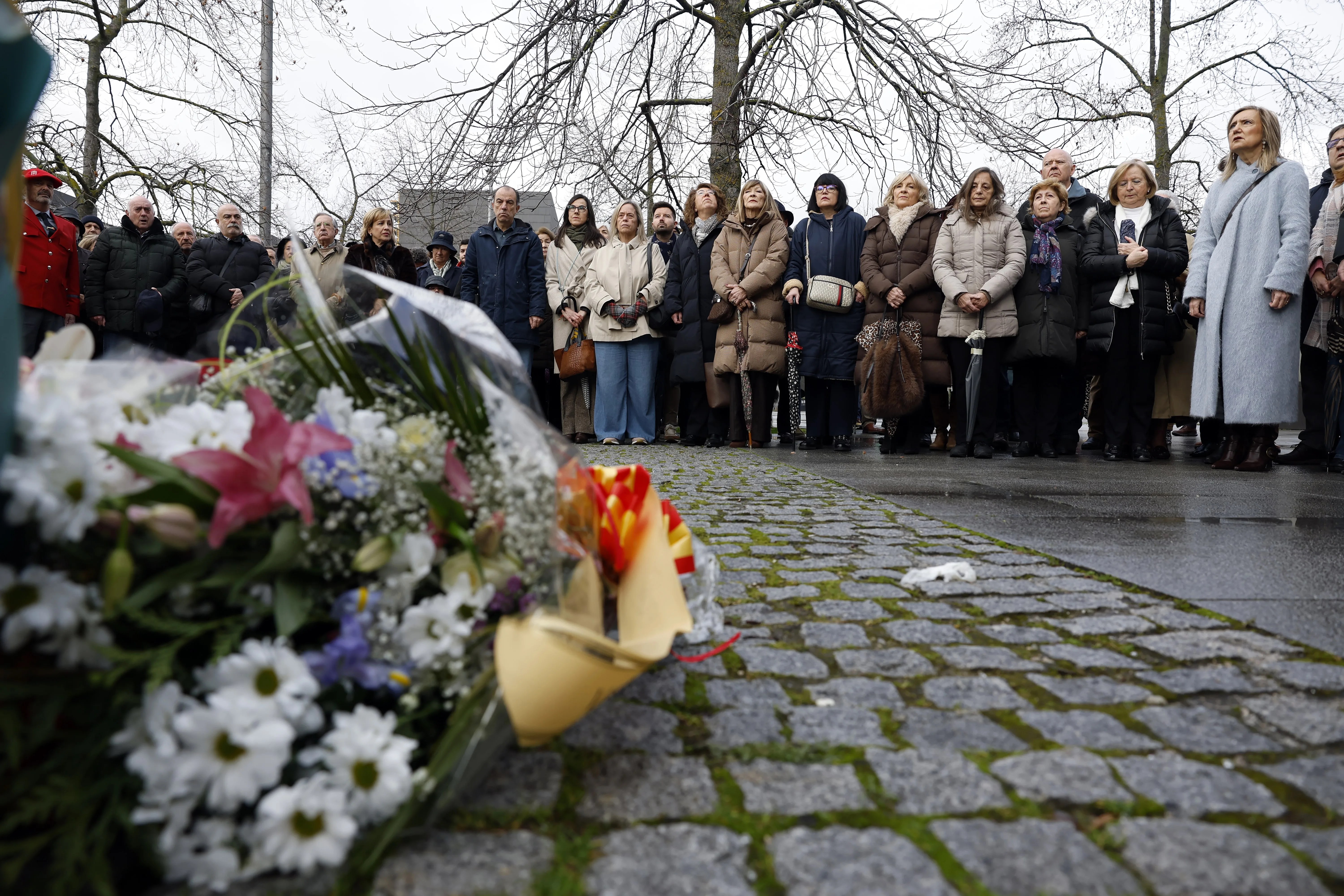 Imagen del acto de Pamplona en el Día de la Memoria de las Víctimas de ETA