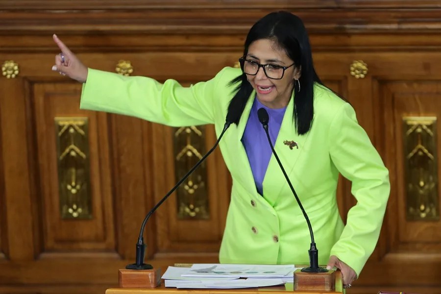 Delcy Rodríguez pide defender el desarrollo de hidrocarburos en Venezuela "sin ningún tipo de tutelaje"