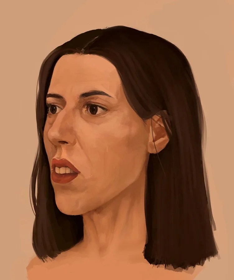 Retrato robot que podría facilitar la identificación de esta mujer.