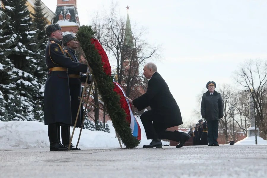 Rusia celebra Día del Defensor de la Patria en vísperas del cuarto aniversario de la guerra en Ucrania