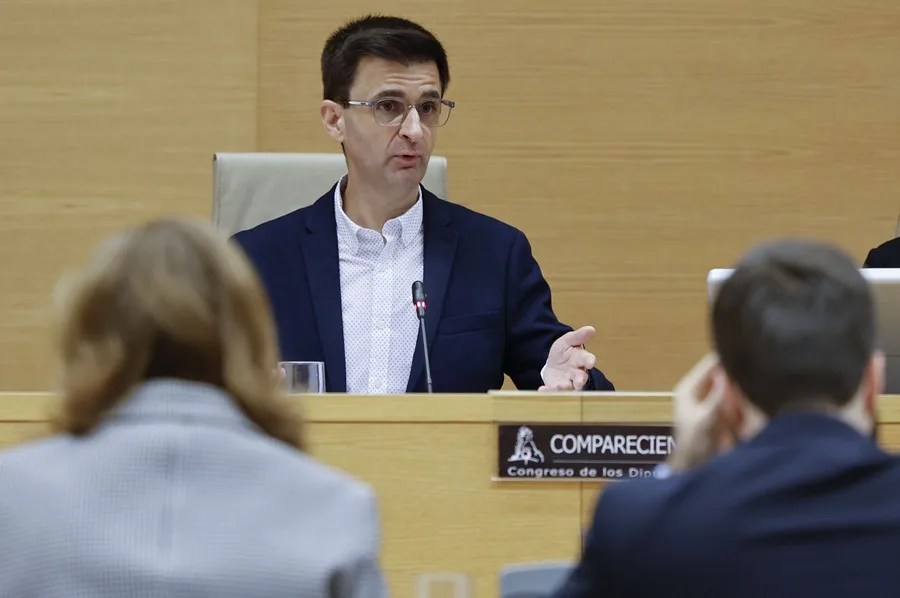 El presidente del Consejo de Administración de la Corporación RTVE, José Pablo López, comparece en el Congreso de los Diputados.