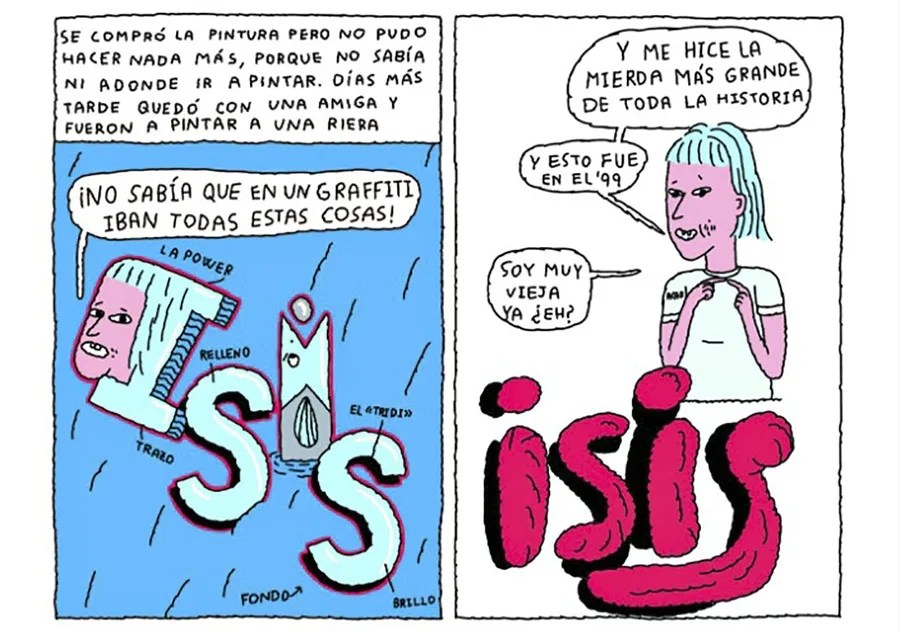 Pasar de grafitera a dibujante de cómic no es lo más habitual, pero es el salto que ha dado la ilustradora Carlota Juncosa con 'Malas ideas'.