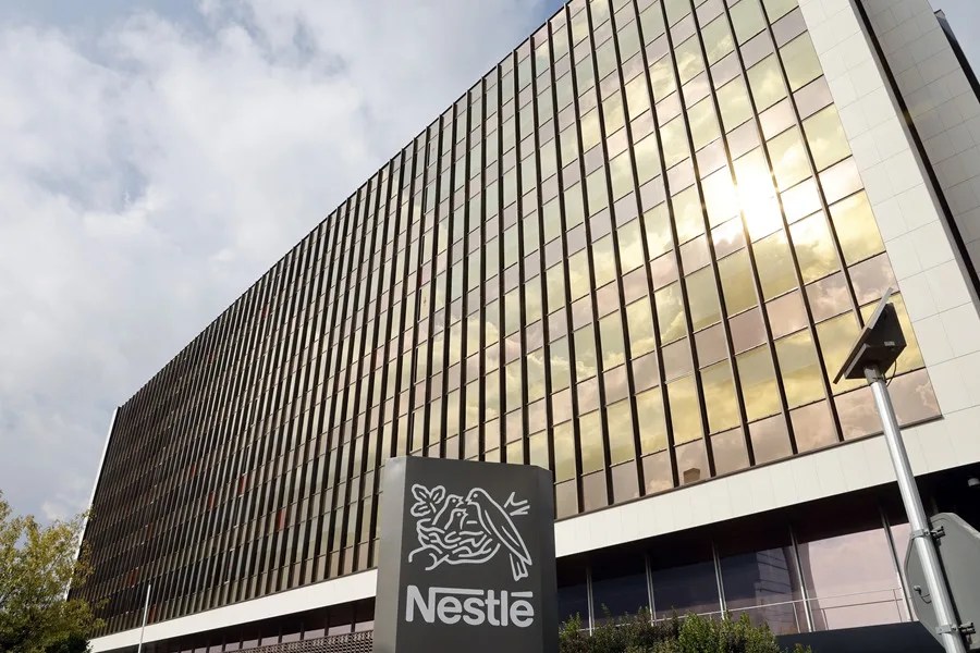 Aspecto de la sede de la empresa de alimentación Nestlé.