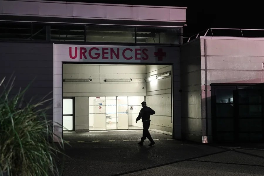 La entrada de emergencias de un hospital en Francia.