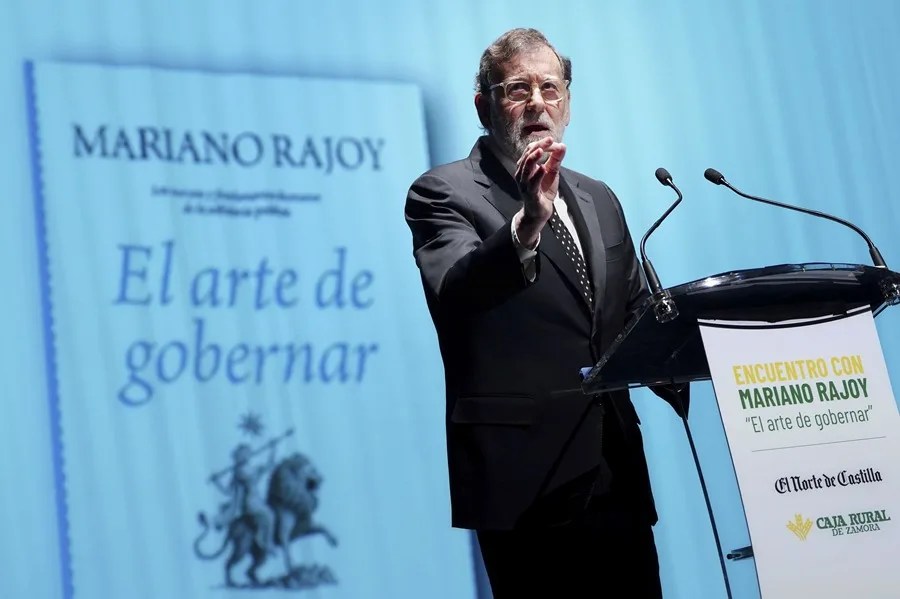 El expresidente del Gobierno, Mariano Rajoy, presenta en Valladolid el libro 'El arte de gobernar',