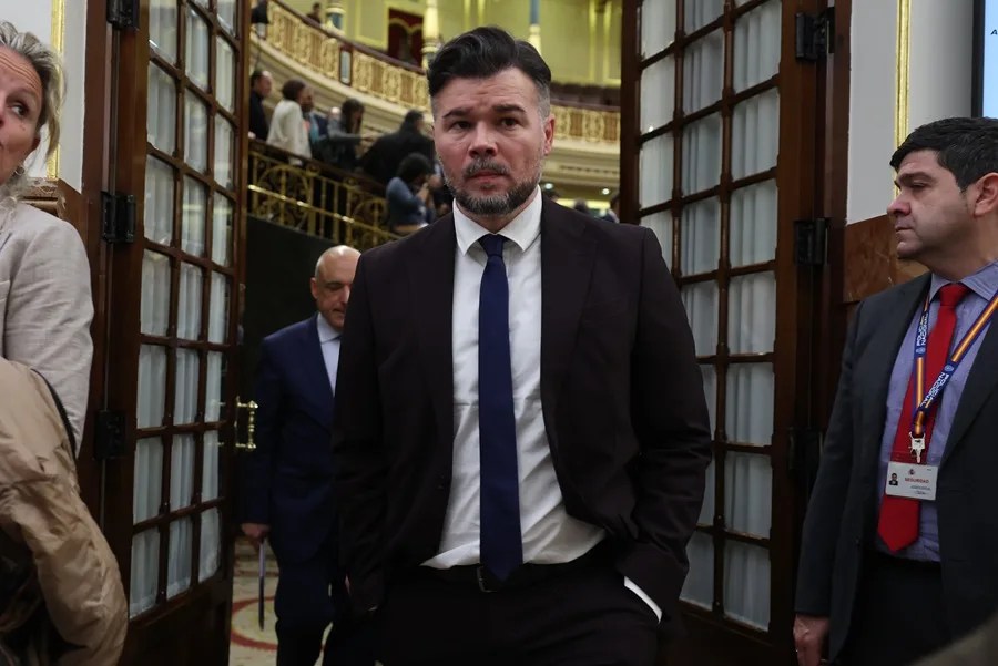 El portavoz de ERC, Gabriel Rufián