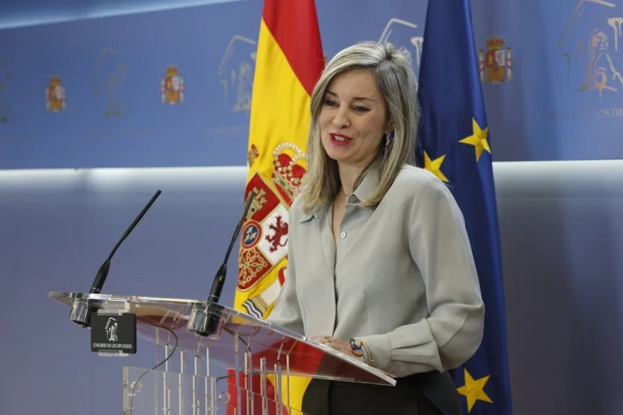 La portavoz de Sumar en el Congreso, Verónica Martínez Barbero