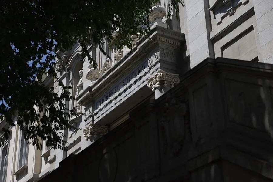 Fachada del Tribunal Supremo en Madrid.