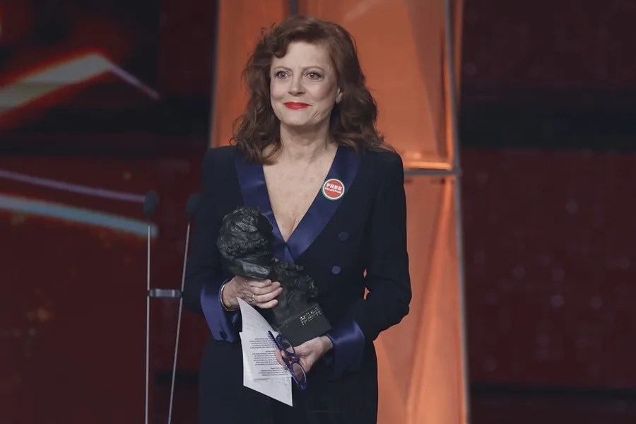 La actriz estaounidense Susan Sarandon recibe el Goya Internacional,