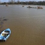 La crecida del río Duero como consecuencia del deshielo y las lluvias de los últimos día
