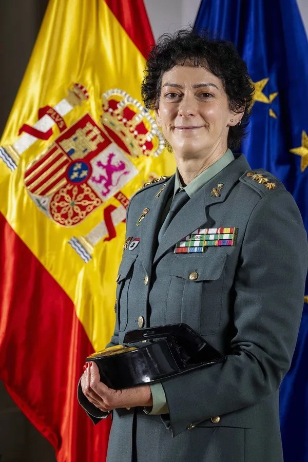 María Dolores Gimeno Durán es la primera oficial de la Guardia Civil que ha alcanzado el empleo de coronel